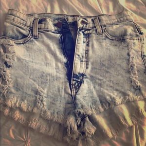 Fashion Nova High waist Jean Shorts